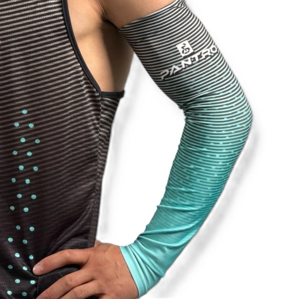 Producto - Mangas Termicas Gris Verde Proteccion UV+50