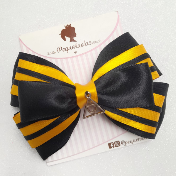 Producto - Maxi Moño Hufflepuff 12 cm