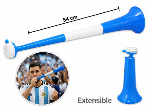 Producto - CORNETA EXTENSIBLE ARGENTINA IMP DC211 "MUNDIAL"