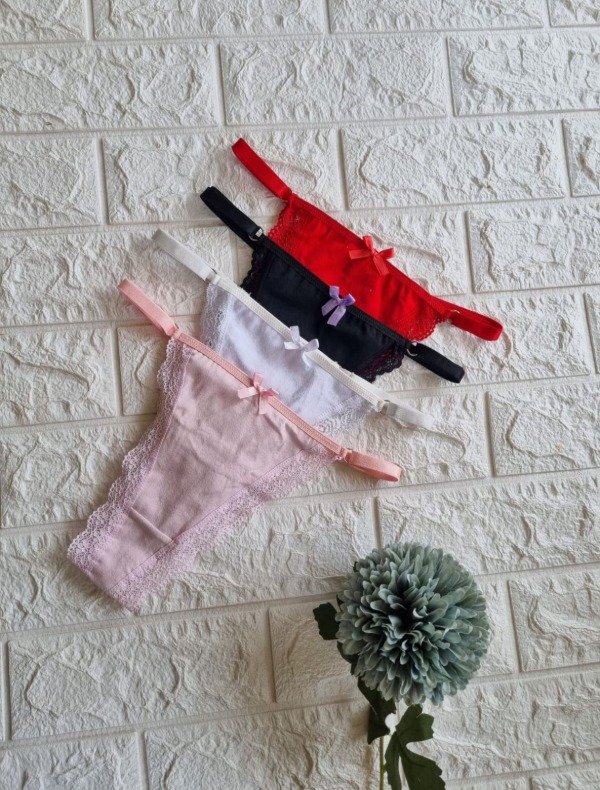 Producto - Tangas algodon y puntilla