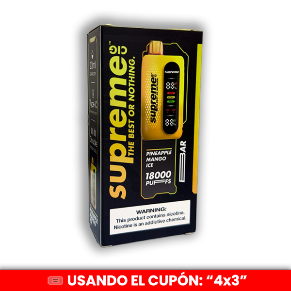 Producto - Supreme Cig  - Pinapple Mango Ice (18.000 PUFFS)