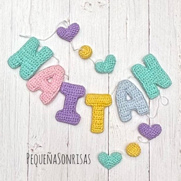 Producto - Cartel de 6 Letras con 4 adornos - 3