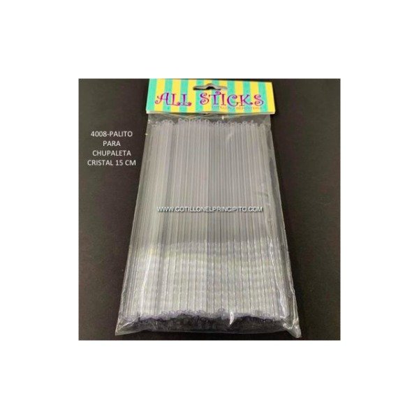 Producto - Palito Para Chupetín Cristal 15cm x50 Unidades