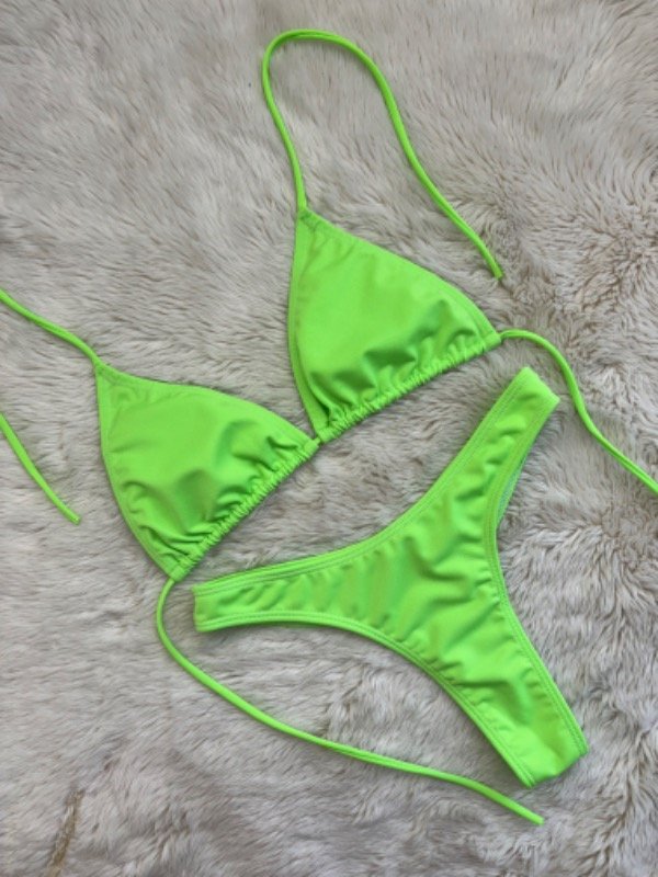 Producto - Bikini Alemania verde fluo