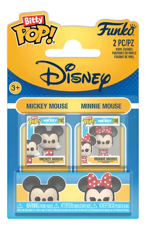 Producto - FUNKO BITTY POP 2PACK DISNEY MICKEY and MINNIE - 0