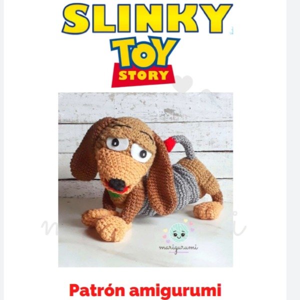 Producto - Slinky Toy Story patrón amigurumi