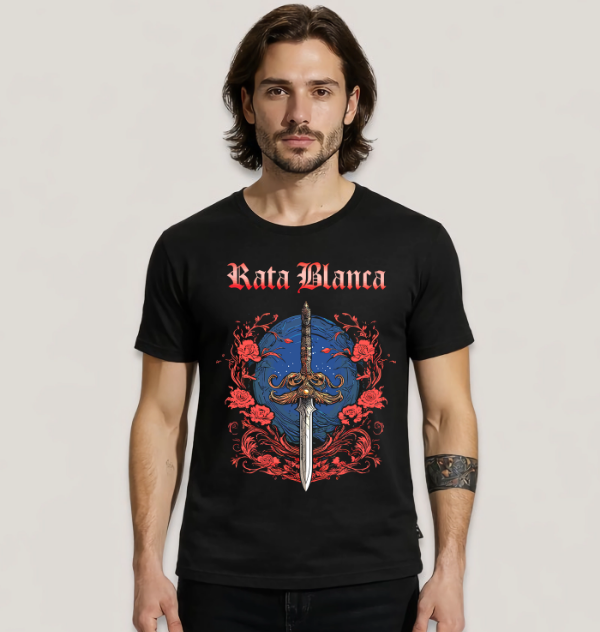 Producto - Remera Rata Blanca Espalda