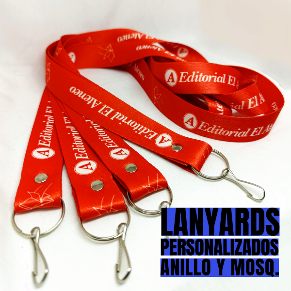Producto - Lanyards Personalizados x 5000 C/aro y mosq