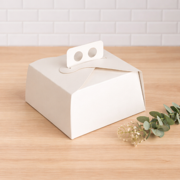 Producto - Caja para minitorta tipo maletin 12x12x7