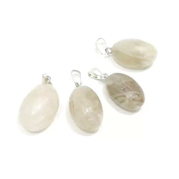 Producto - Dije rolado XXL de adularia (piedra de la luna)