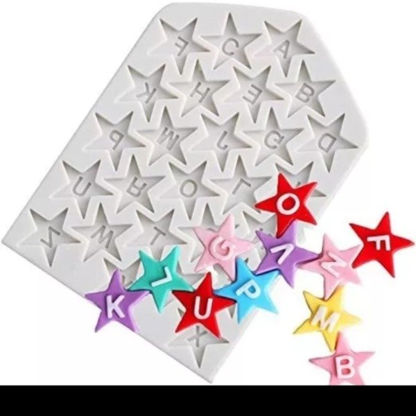 Producto - Molde abecedario estrella 001H4