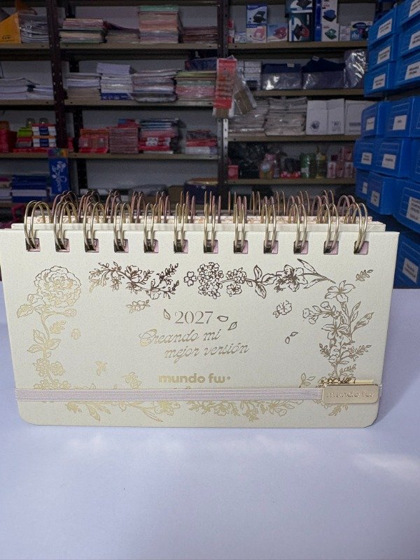 Producto - Agenda Semanal c/espiral POCKET 17x9,5cm - BOHO - "Mundo FW" - 1