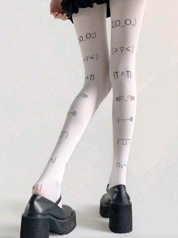 Producto - Panty Emoji (Blanca) - 1