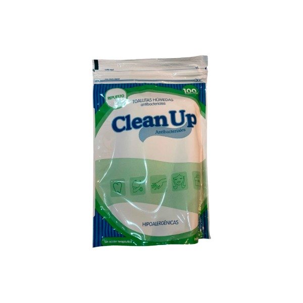 Producto - Toallitas Clean Up Repuesto X100 Unds