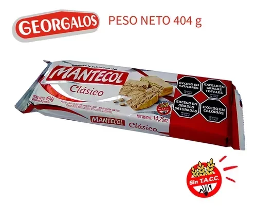 Producto - MANTECOL X 404G (SIN TACC)