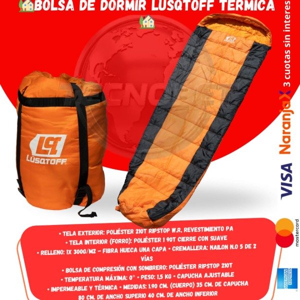 Producto - BOLSA DE DORMIR LUSQTOFF TERMICA