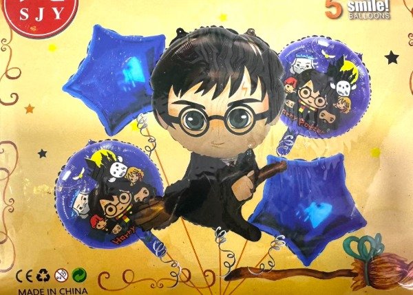 Producto - Set de Globos Harry Potter x5