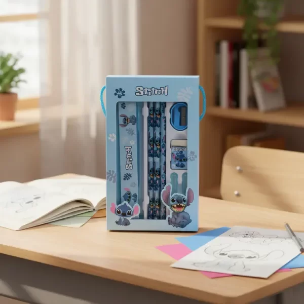 Producto - Kit Set Escolar Stich Utiles Primaria Vuelta Al Cole