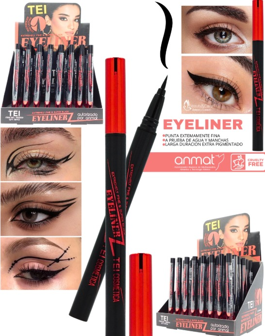 Producto - Delineador fibra negro TEI