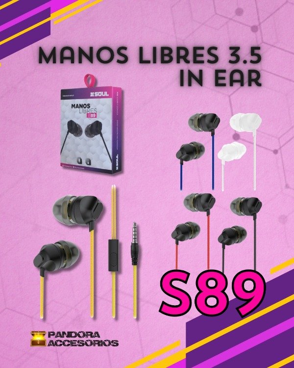 Producto - M. Libres In Ear S89