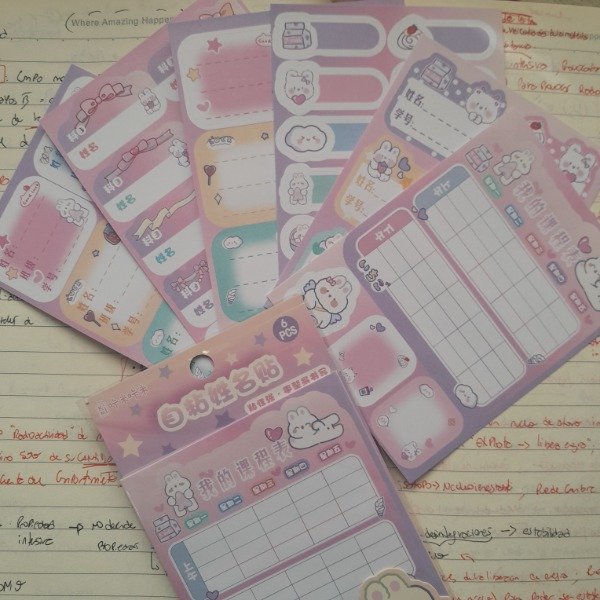 Producto - Set etiquetas/ journaling
