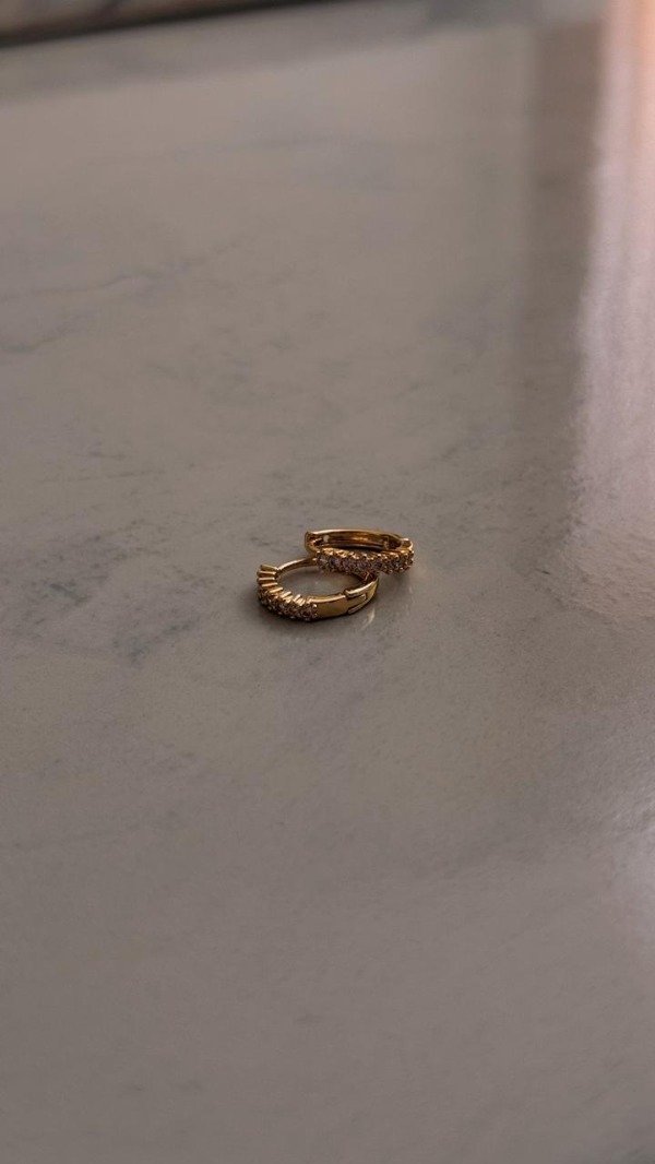 Producto - Aros argolla con strass