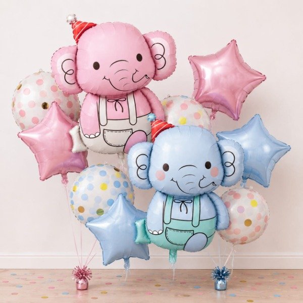 Producto - Set Globos Elefantitos 5 Piezas EB