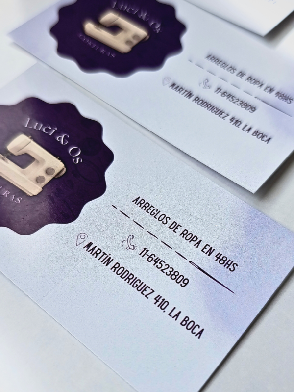 Producto - Tarjetas personales Simple Faz