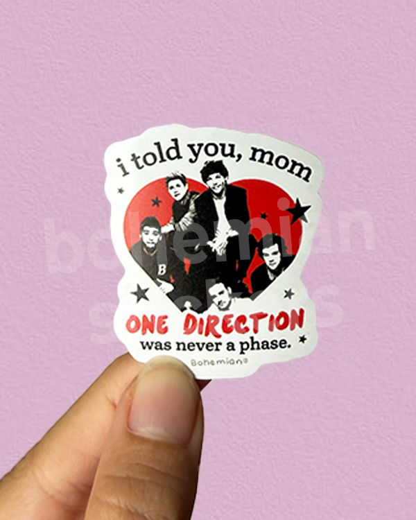 Producto - 1D WAS NEVER A PHASE - Sticker Individual de One Direction