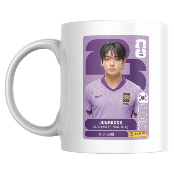 Producto - Taza - Figurita mundial 2026 Jungkook (BTS) - 0