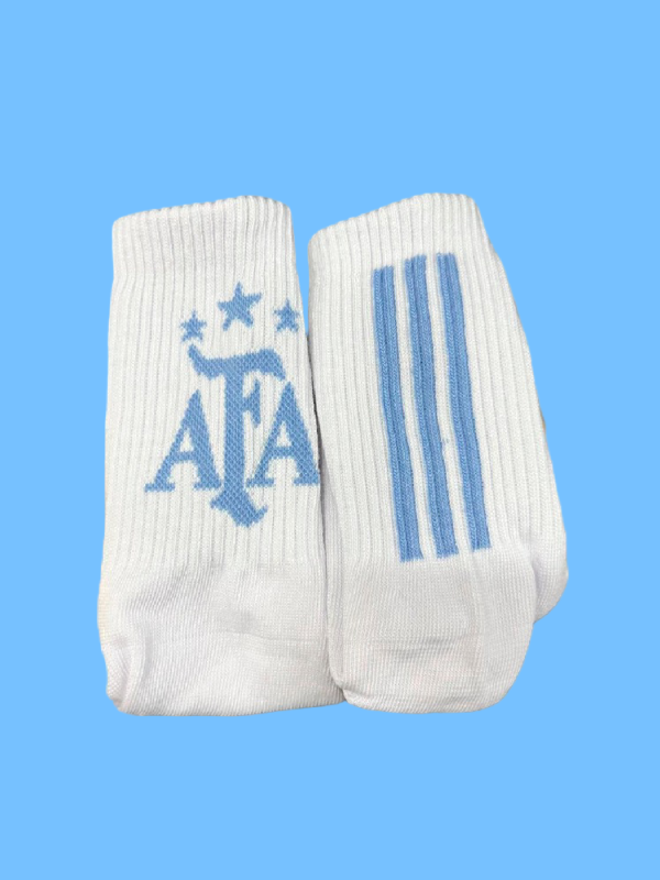 Producto - Media 3/4 A. BLANCA Y CELESTE