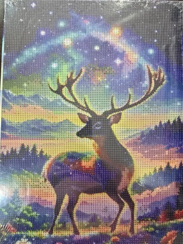 Producto - DIAMOND PAINTING 30X40 BASTIDOR CIERVO