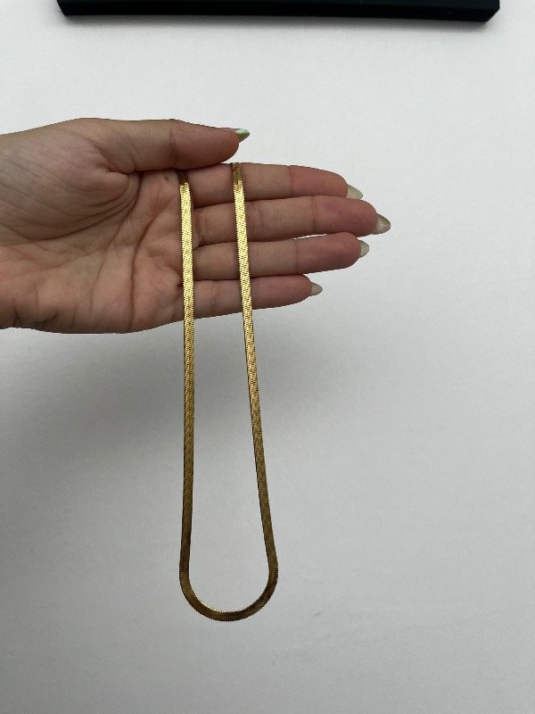 Producto - Cadena chata dorada