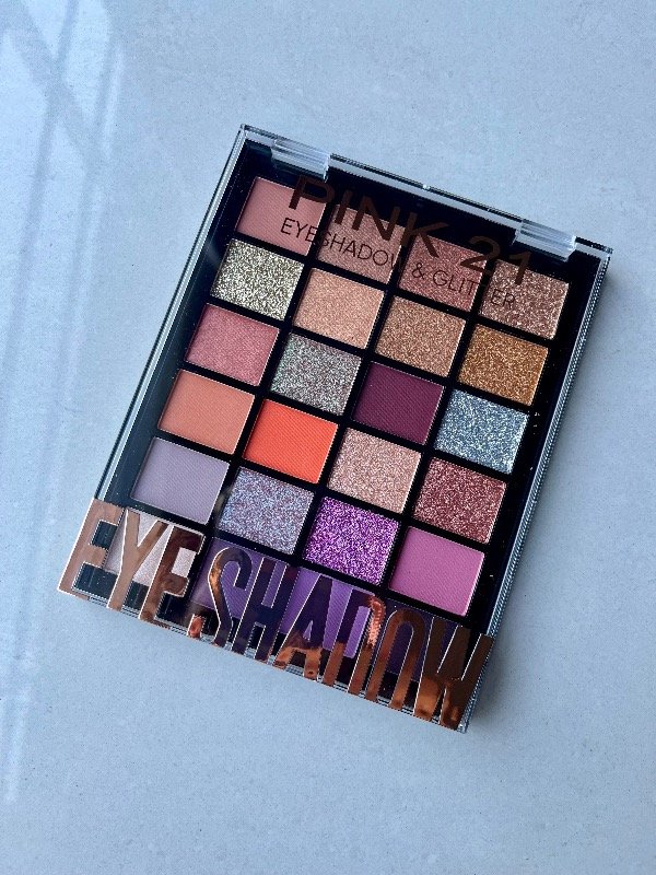 Producto - Paleta EYESHADOW y GLITTER - Pink21
