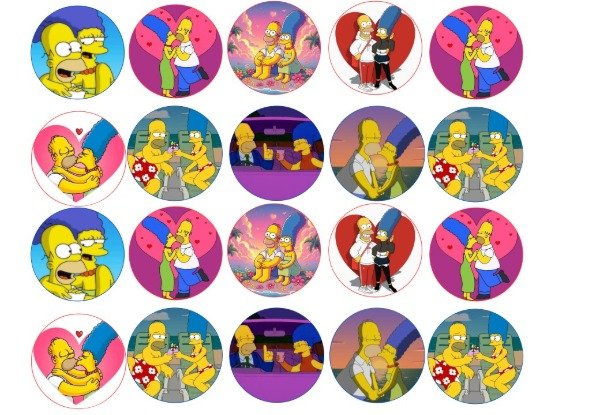 Producto - LAMINA SIMPSON 4