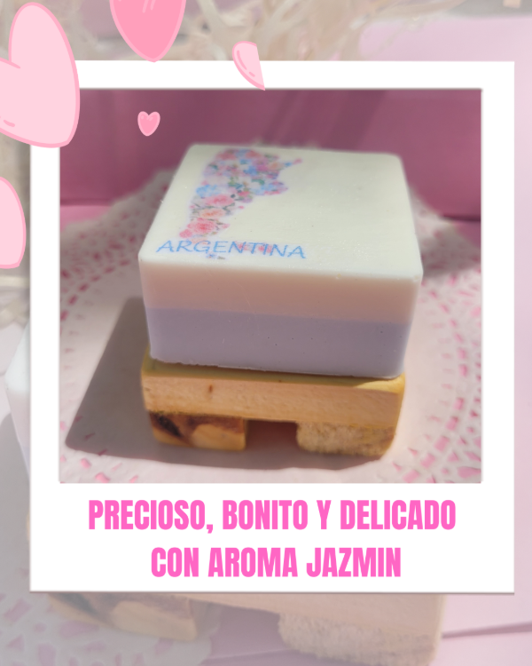 Producto - JABON CUADRADO CELESTE DECO