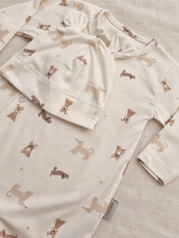 Producto - Osito algodon pima perritos 3 a 6 M