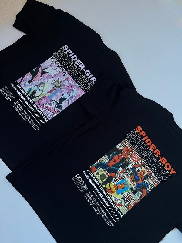 Producto - Remeras spider para parejas