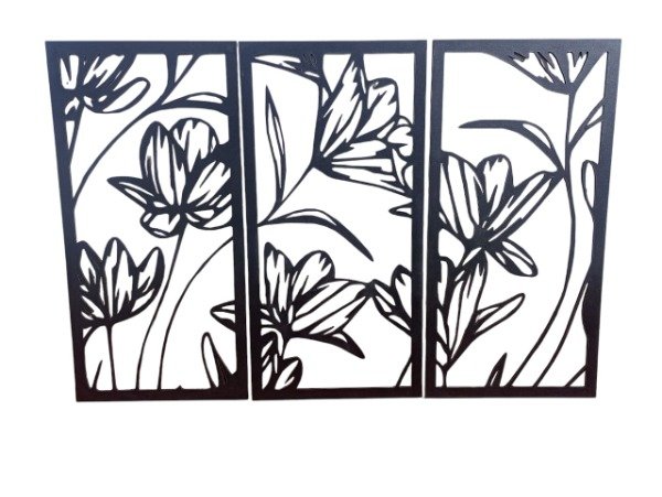 Producto - Cuadro triptico Flores mod 03