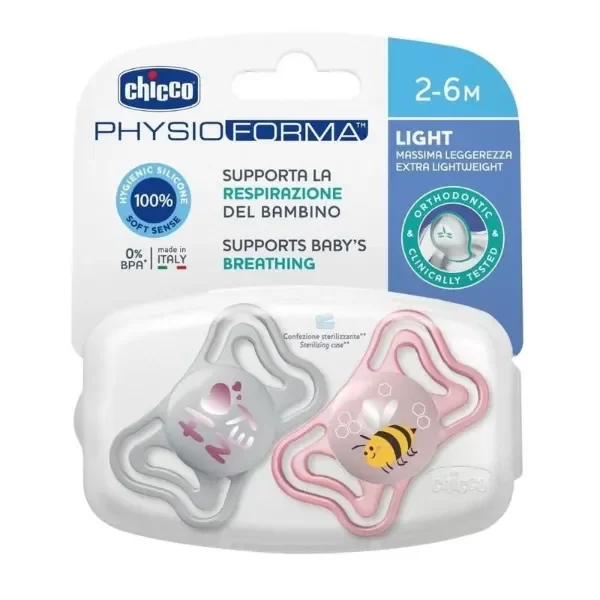 Producto - SET X2 CHICCO CHUPETE DECO NENA 2-6M (NENA/NENE)