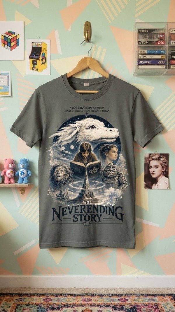 Producto - Remera Algodon La Historia Sin Fin Varios Colores - 1