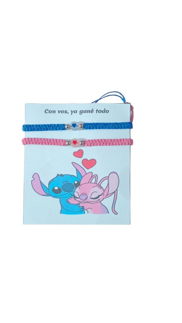 Producto - Pulsera stitch enamorado x2