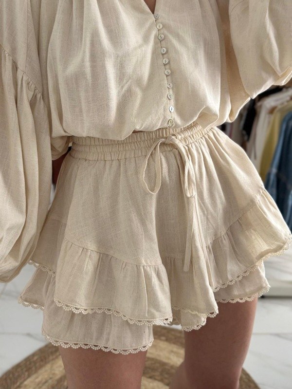 Producto - Short Pollera Amanda Natural