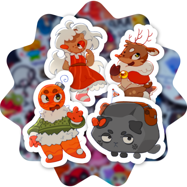 Producto - Stickers - Dandy's Navidad
