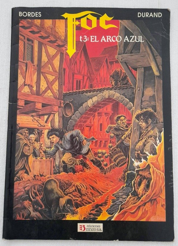 Producto - Foc #3 - El Arco Azul - Bordes - Durand - Ediciones Zinco