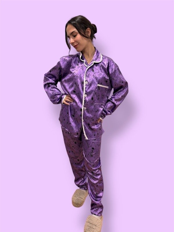 Producto - Pijama Camisero Satén Snoopy