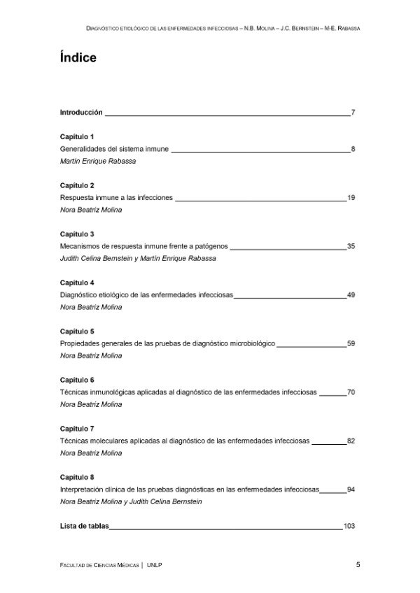 Producto - Molina: Diagnóstico Etiológico de las Enfermedades Infecciosas (ENC) - 1