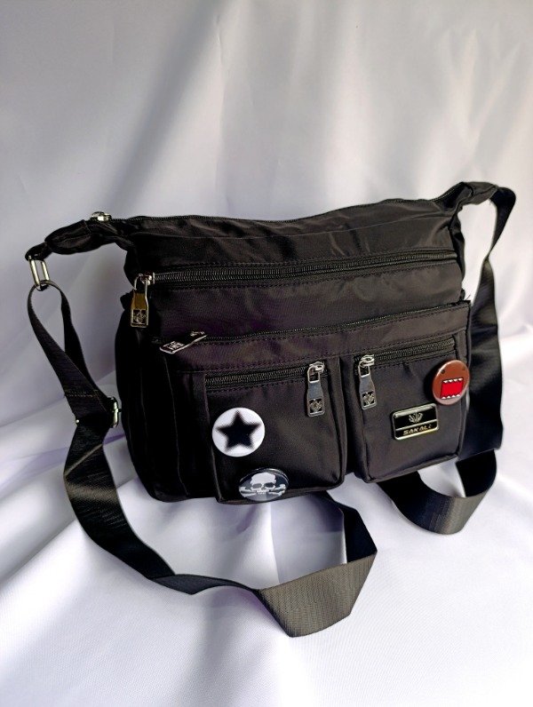 Producto - Morral negro pines Domo