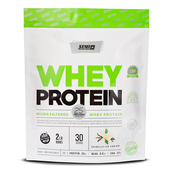 Producto - Whey Protein STAR NUTRITION 2 lb (908 g) / Proteína en Polvo / Doypack