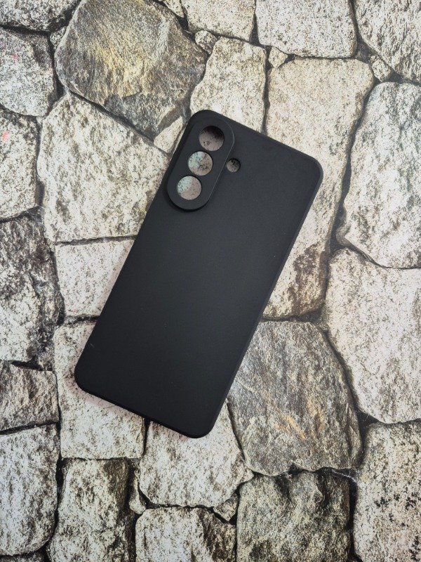 Producto - Funda silicone soft con felpa Samsung A57 negra